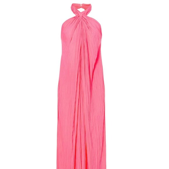 A.L.C. Dresses & Skirts - A.L.C Rio Gown, Pink Maxi Halter Low Back Gown, Size 10